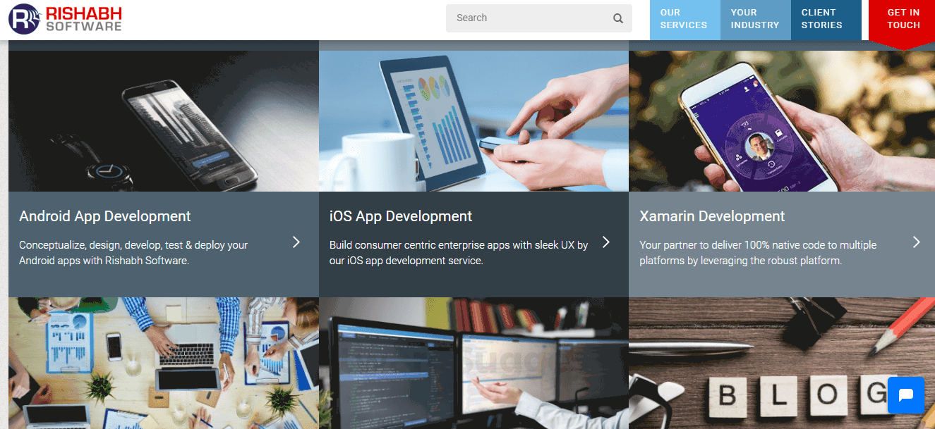 Rishabh Mobile App Development Screenshot1